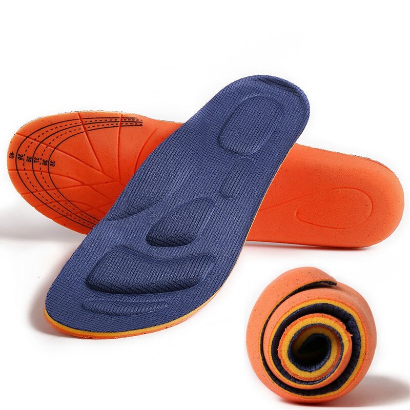 3D Memory Foam Sports Insole Orthotics Arch Support Shoes Insoles Man Women Flat Feet Pad Stretch Running Breathable Insoles