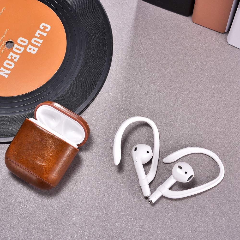 Luxury Anti lost earpods hook for Airpods holder headphone case silicon sport ear hook air pods protection earbuds accessory