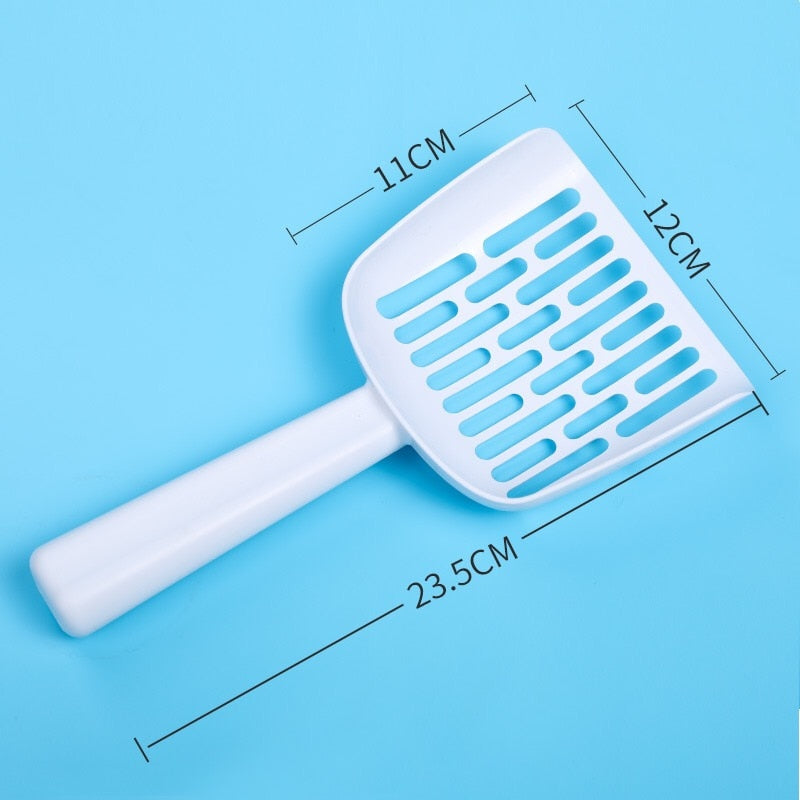 PC Cat Litter Shovel Scooper Big Hole Size Kittens Toilet Box Scoop Trowel for Tofu Litter Sand Cleaning Pet Tray Waste Clean