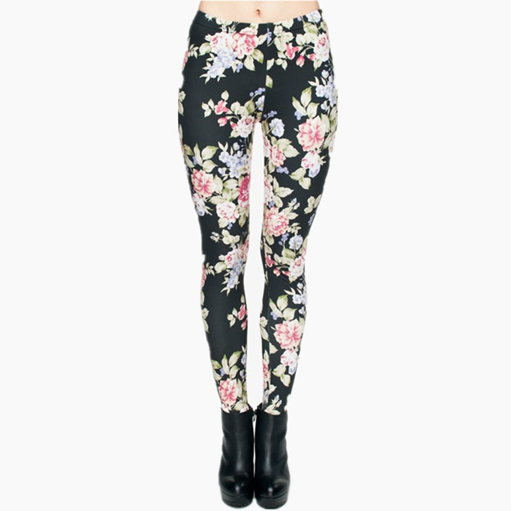 Brands Women Fashion Legging Aztec Round Ombre Printing leggins Slim High Waist Leggings Woman Pants