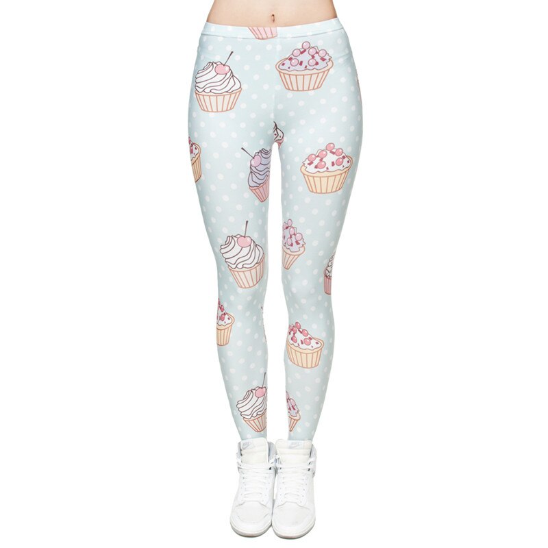 Brands Women Fashion Legging Aztec Round Ombre Printing leggins Slim High Waist Leggings Woman Pants