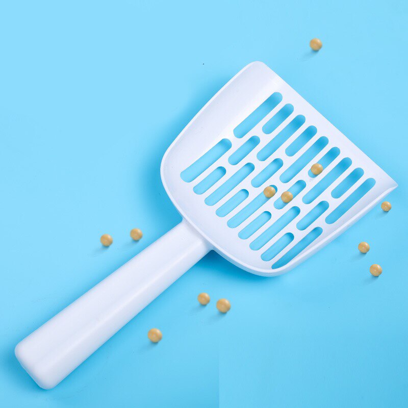 PC Cat Litter Shovel Scooper Big Hole Size Kittens Toilet Box Scoop Trowel for Tofu Litter Sand Cleaning Pet Tray Waste Clean