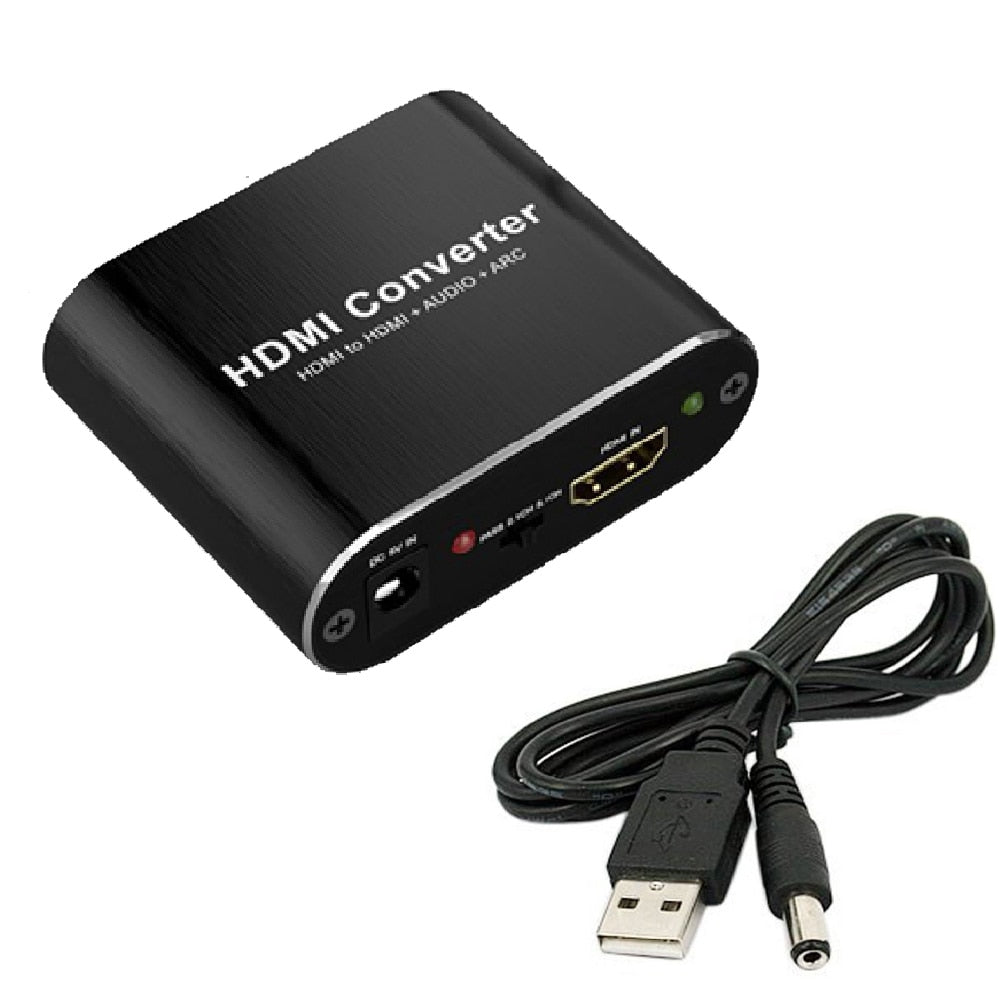 4K HDMI Audio Extractor 5.1 extractor HDMI-compatible splitter HD To Audio Extractor Optical TOSLINK SPDIF.