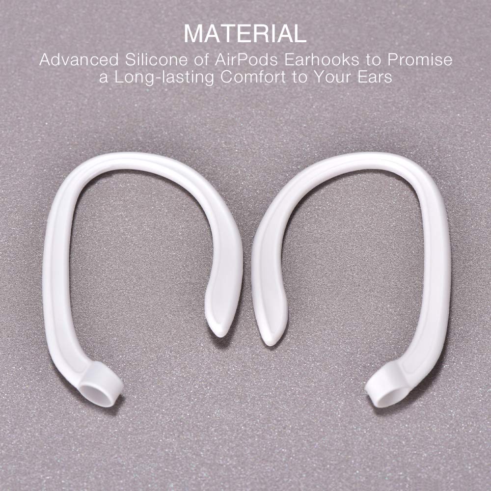 Luxury Anti lost earpods hook for Airpods holder headphone case silicon sport ear hook air pods protection earbuds accessory