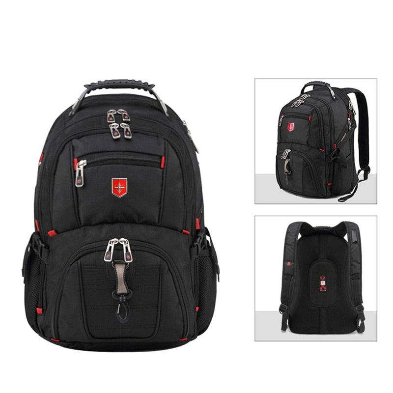Waterproof Men's Backpack 15.6/17 Inch Laptop Backpacks School Travel Bags Swiss-style Large Capacity Business bagpack Mochila.
