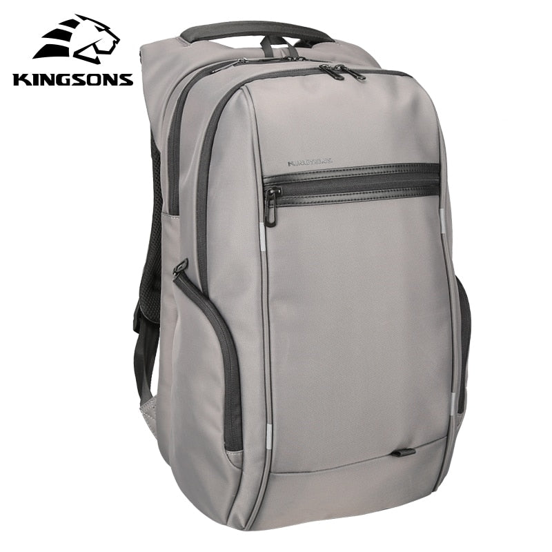 Kingsons 15"17"  Laptop Backpack External USB Charge Computer Backpacks Anti-theft Waterproof Bags for Men Women.