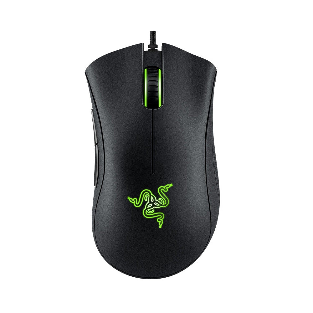 Razer DeathAdder Essential Wired Gaming Mouse 6400DPI Ergonomic Professional-Grade Optical Sensor Razer Mice For Computer Laptop.