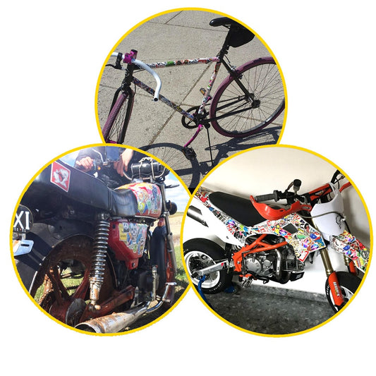 50 PCS Neon Stickers Gift Toys for Children Anime Cute Sticker to Laptop Skateboard Phone Guitar Suitcase Fridge Bike Car Decals.