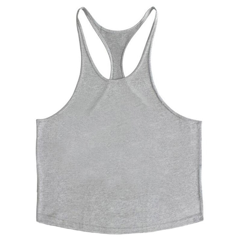 Plain Bodybuilding Stringer Tank Tops Men Workout Hooded Shirt Fitness Tank Top Men Gym Clothing Cotton Vest Hoodies