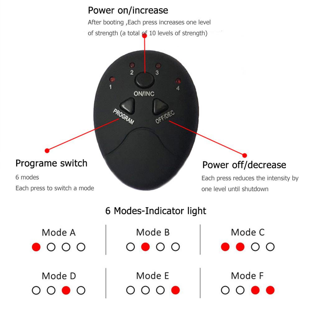 EMS Wireless Remote Hips Trainer Electric Muscle Stimulator Fitness Tones Buttocks Butt Slimming Massager Fitness Massage Tool