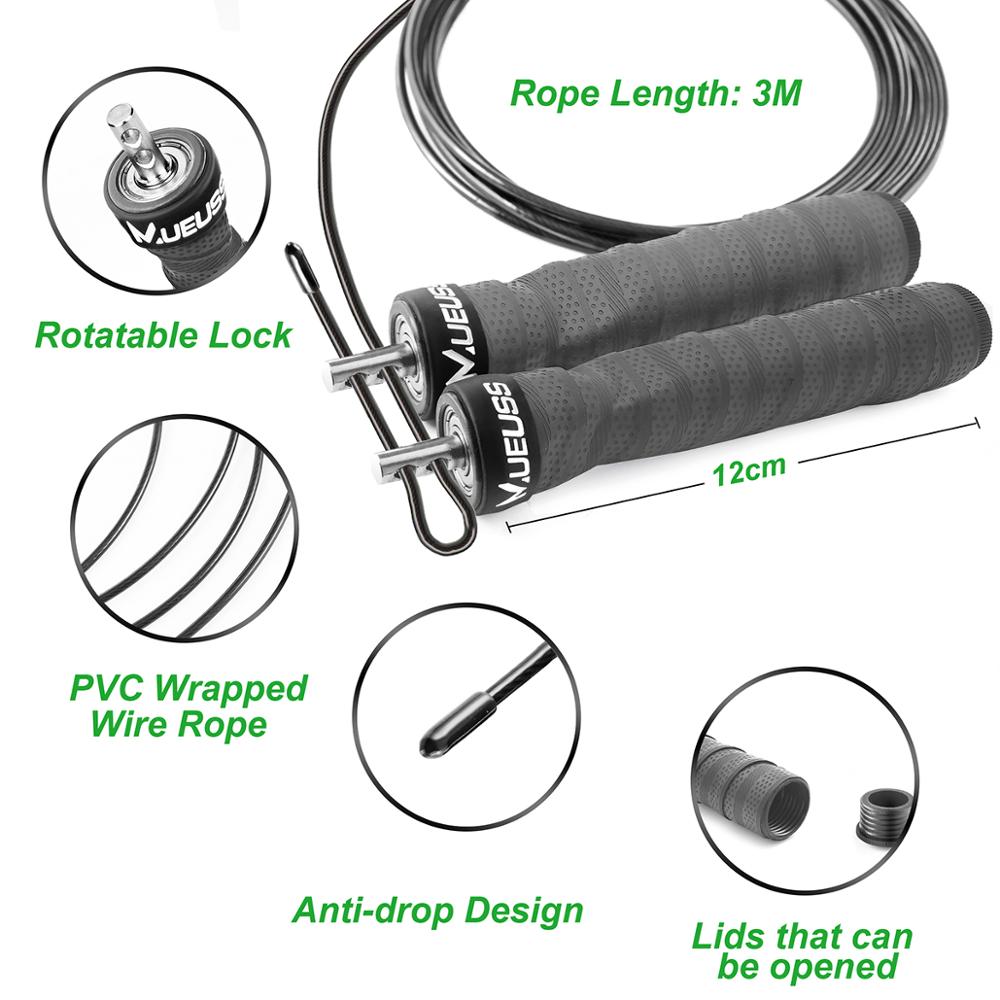 Skipping Rope Crossfit Jump Rope Adjustable Professional Exercise Fitness Training Heavy Jump Rope Fitness