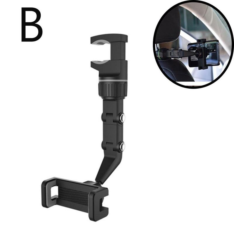 Dashboard Car Phone Holder 1200 Degree Mobile Phone Stands Rearview Mirror Sun Visor In Car GPS Navigation Bracket Adjustable.