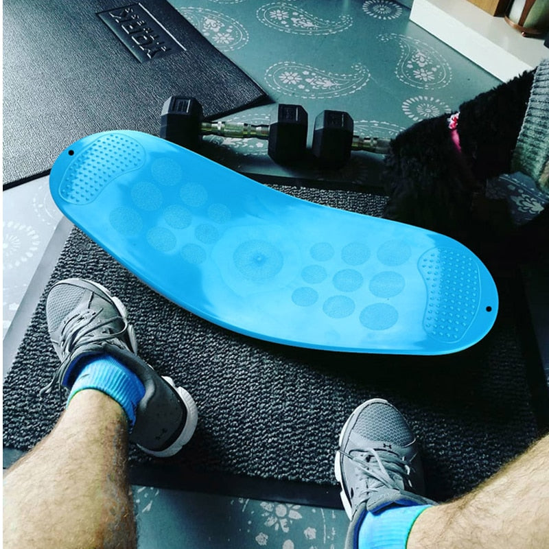 ABS Twisting Fitness Balance Board Simple Core Workout Yoga Gym Fitness Training Prancha Abdominal Leg Training Balance Exercise