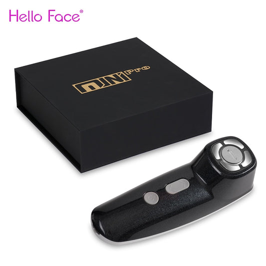 Hello Face MINI HIFU PRO RF Machine Radio Frequency 2M Face Lifting Device Ultrasonic Home Use Portable Facial Wrinkle Removal.