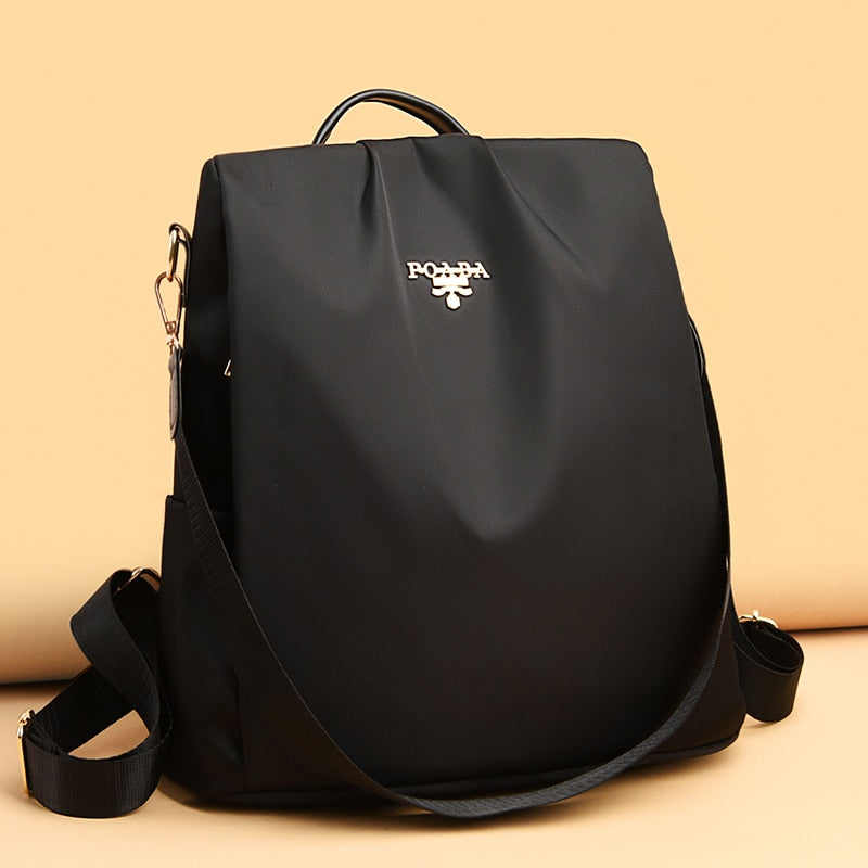 Fashion Anti-theft Backpack Women Oxford Shoulder Bag Large Capacity Female Travel Backpack Light School Bag for Teenage Girls