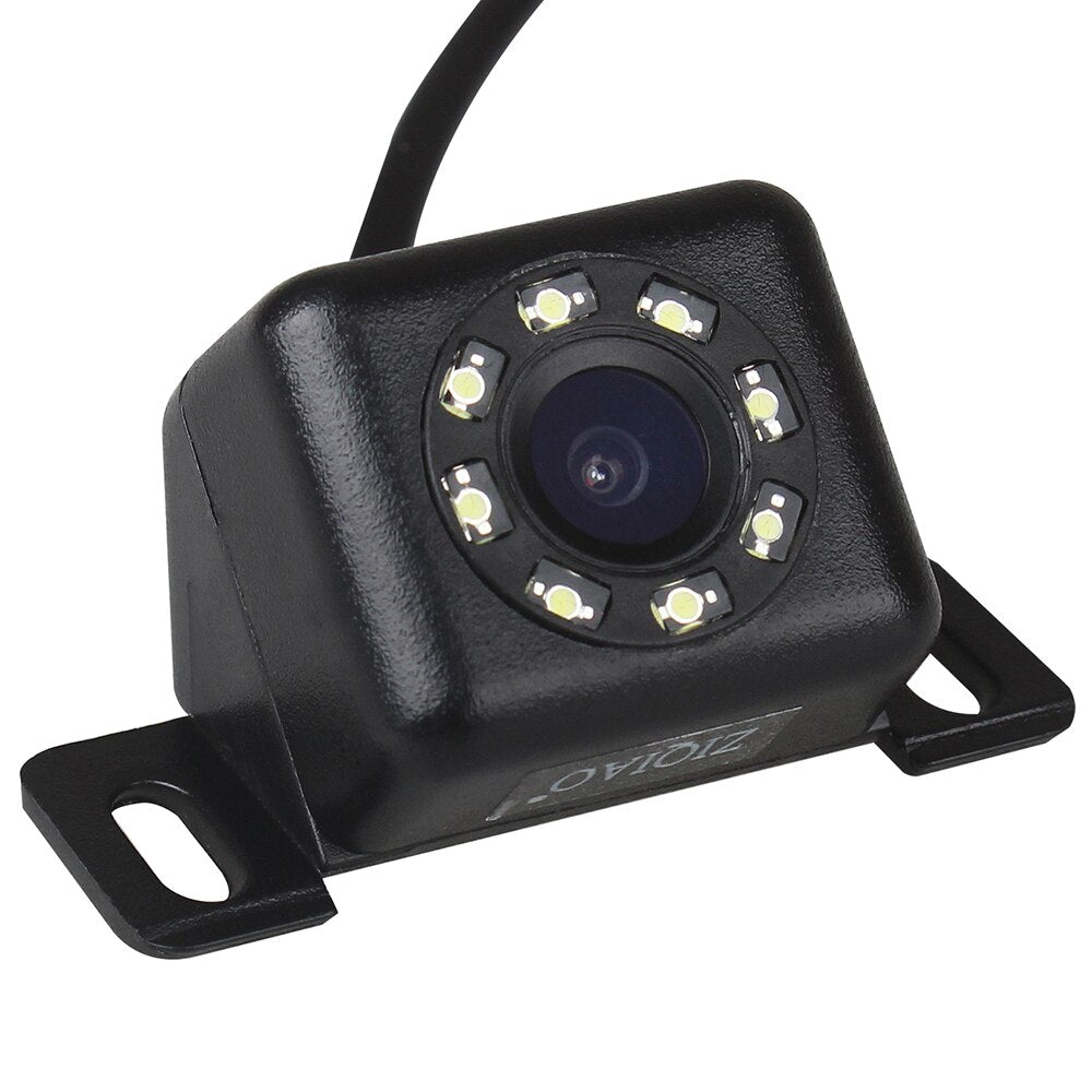 ZIQIAO Car Rear View Camera Universal Waterproof Night Vision HD Reversing Parking Backup Camera.