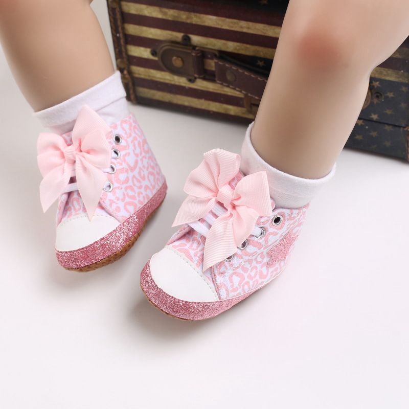Baby First Walkers New Infant Kid Girls Shoes Lovely Anti-slip Soft Sole Newborn Sneakers Anti-Slip Prewalkers 0-18M