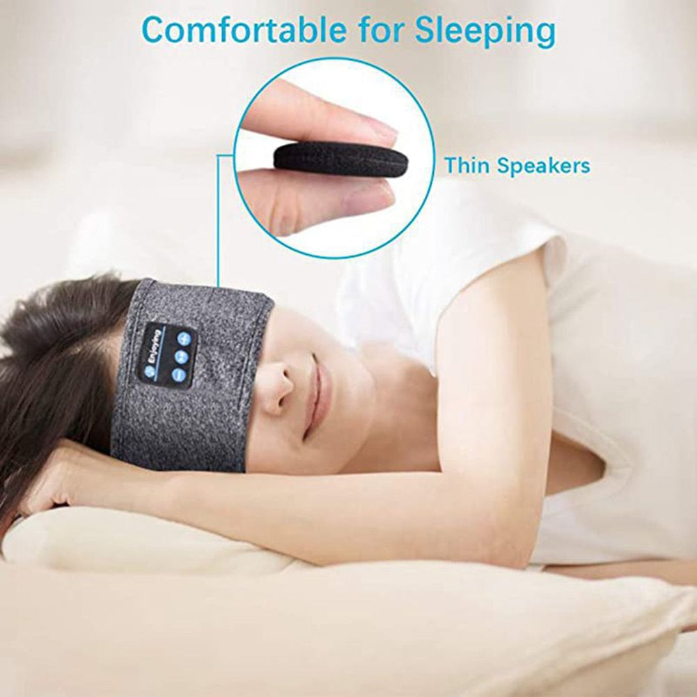 Music Headband Wireless Headphone Headband Sports Yoga Fitness Running Stereo Earphone Sleep Headset Headscarf