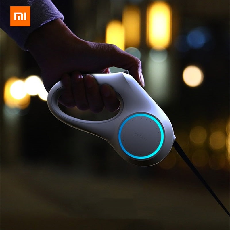 Xiaomi PETKIT Automatic Telescopic Dog Leash Dog Chain Small Medium Dog Leads 4.5m Headlamp Retractable Glow Dark Dog Supplies