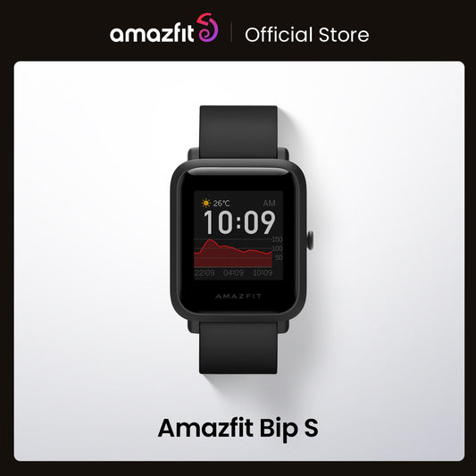 In Stock 2020 Global Amazfit Bip S Smartwatch 5ATM waterproof built in GPS GLONASS Smart Watch for Android iOS Phone.