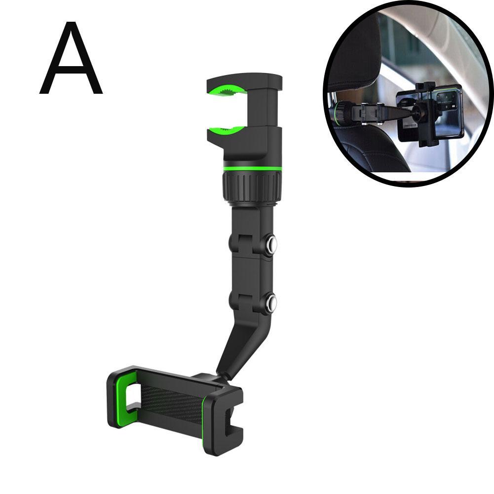 Dashboard Car Phone Holder 1200 Degree Mobile Phone Stands Rearview Mirror Sun Visor In Car GPS Navigation Bracket Adjustable.