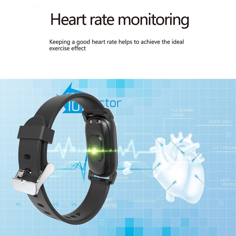 Smart Bracelet YD8 Temperature Measurement Thermometer Band Men Women Heart Rate Sleep Fitness Tracker Clock Sport Smartwatch