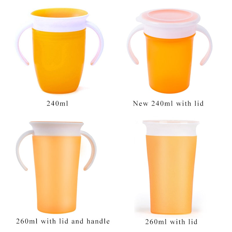 Kids Silicone 360 Leak-proof Baby Child Drinking Cup Baby Cup Anti-choke Water Cup Children's Learning Drinking Cup