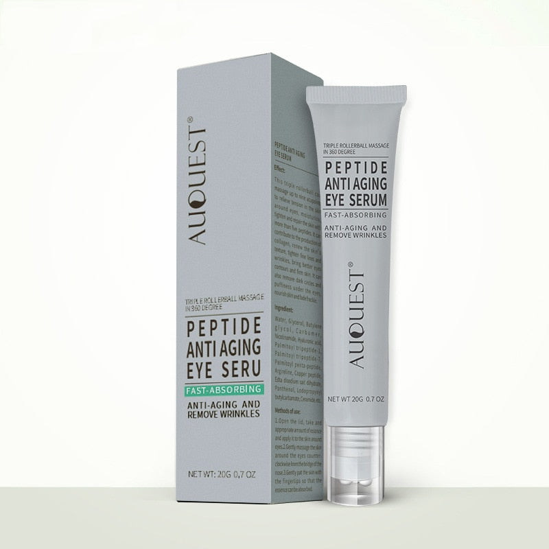AuQuest EGF Peptide Ageless Eye Serum Cream Anti Aging Serum Anti-Wrinkle Eye Care Whitening Firming Skin Repair Skin Care