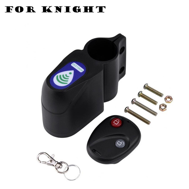 Bicycle Anti-theft Alarm Lock with Wireless Remote Control Waterproof MTB Bike Anti-Theft Vibration Alarm 110DB Bike Alarm Lock