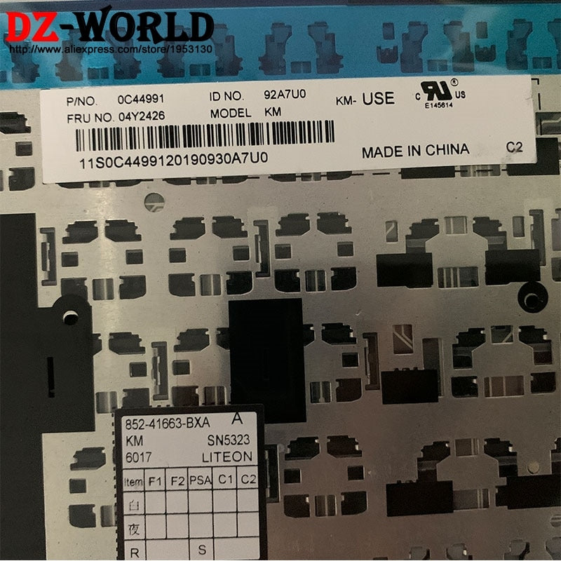 US English New Keyboard for Lenovo Thinkpad W540 T540P W541 T550 W550S L540 L560 E531 E540 P50S T560 Laptop 04Y2426