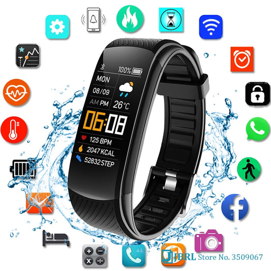 2021 Smart Watch Men Women Sport Smartwatch Fitness Tracker Watch For Android iOS Heart Rate Monitor Electronic Clock Waterproof.