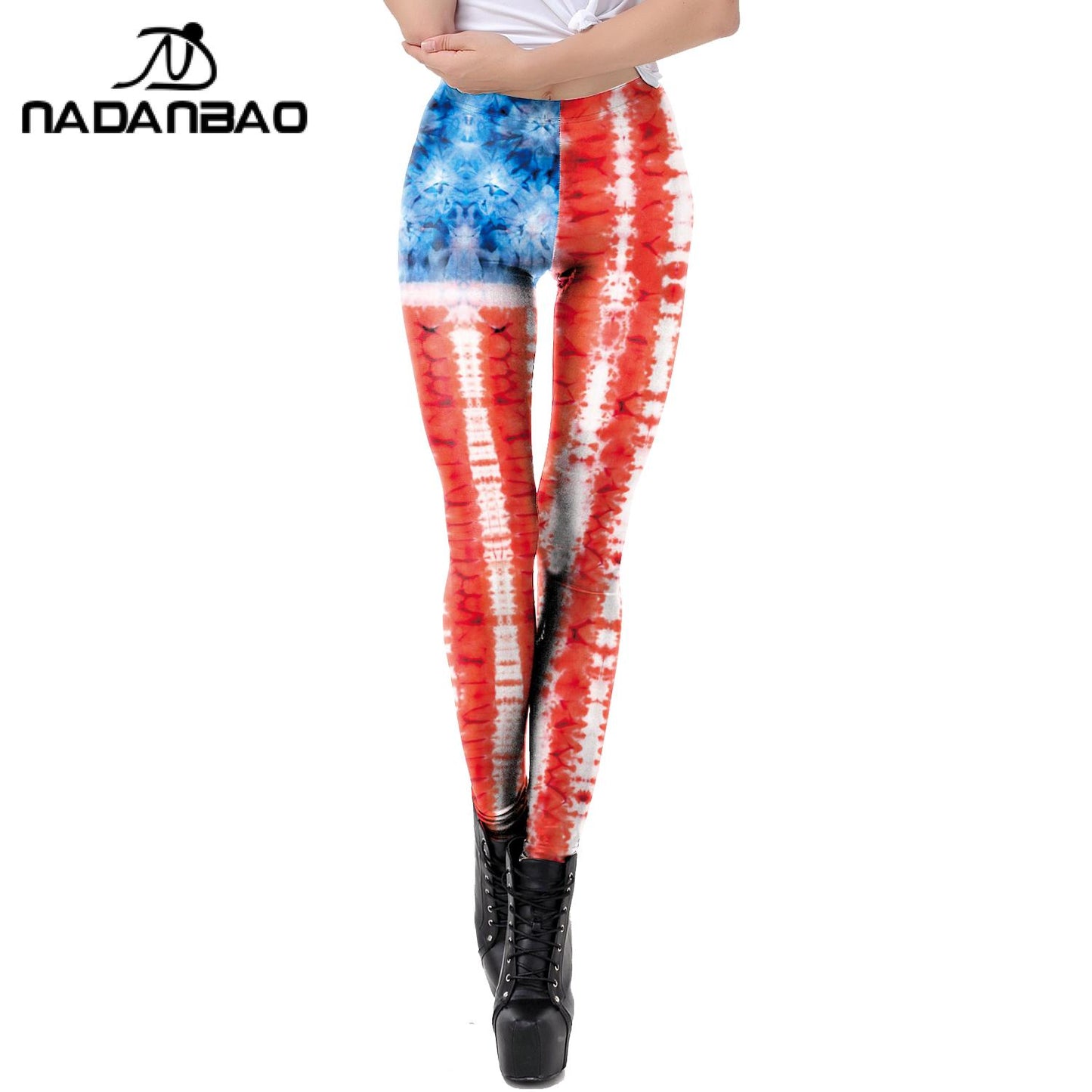 NADANBAO The OM Symbol Mandala Leggings For Women Workout Mid Waist Leggins Ankle Pants Slim Fitness Elasticity Legins