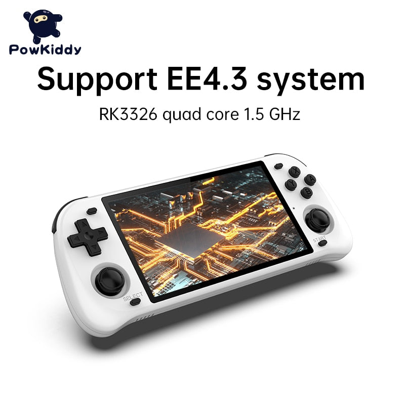 POWKIDDY Max2 Retro Open Source System RGB10 max 2 Handheld Game Console RK3326 5.0-Inch IPS Screen 3D Rocker Gift.