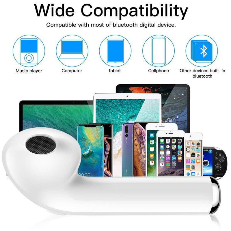 Best Headphones Bluetooth 5.0 Earphones Wireless Headsets Stereo Bass Earbuds In-ear Sport Waterproof Headphone free shipping.