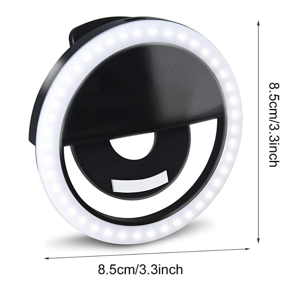 Led Selfie Ring Light Novelty Makeup Lightings Led Selfie Lamp Mobile Phones Photo Night Light Led Mirror Neon Sign Selfie Ring.