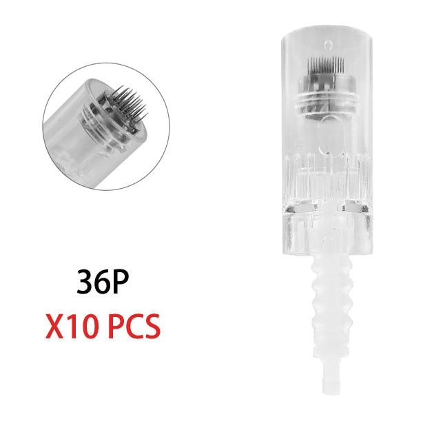 Bayonet Dr Pen Needle Cartridge NeedleTips Exfoliate Shrink Pores Device Electric Micro Rolling Derma StampTherapy Beauty Tools.