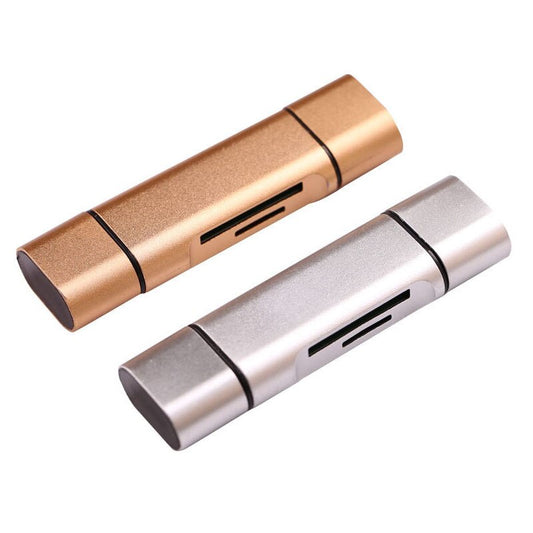All In 1 Type C Card Reader for SD TF MicroSD Card Reader Micro USB OTG Adapter for Macbook Laptop PC for Huawei Android Phone.