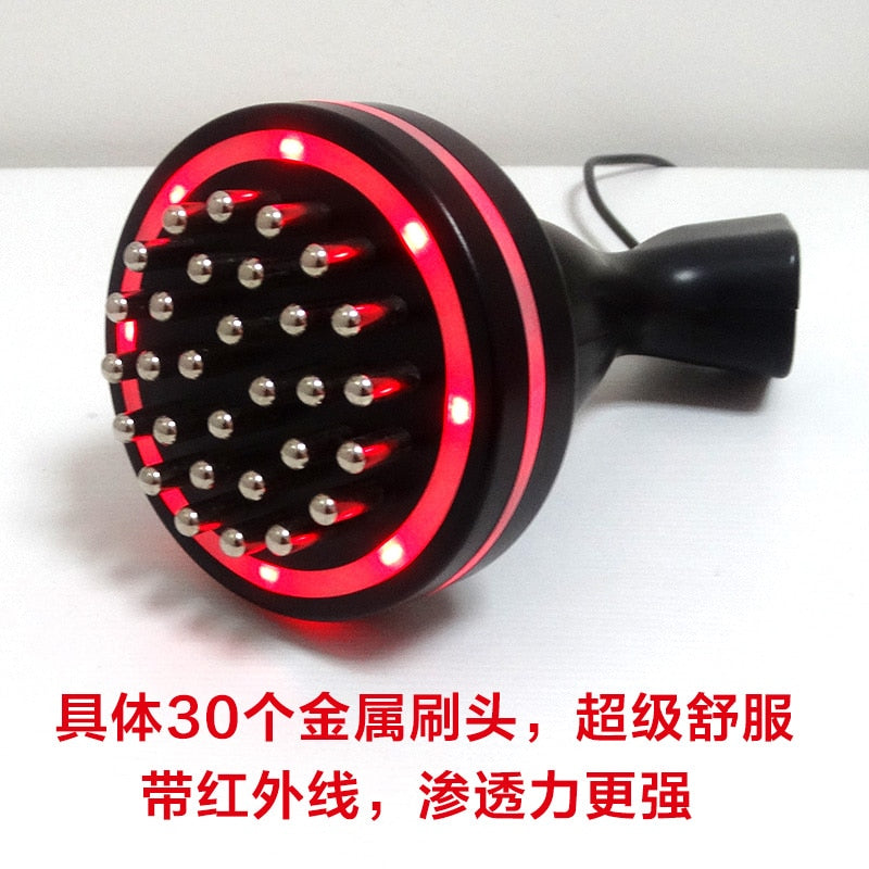 Electronic acupuncture slimming Device,BIO microcurrent Meridian Scrape Therapy,Infrared body Detoxification massage comb.