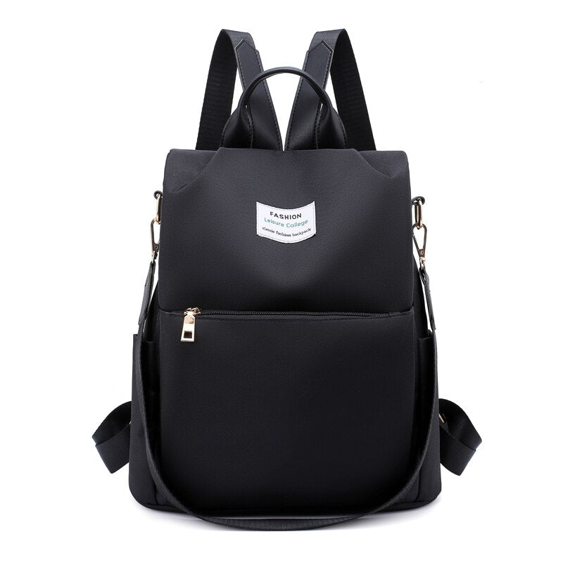 Fashion Anti-theft Backpack Women Oxford Shoulder Bag Large Capacity Female Travel Backpack Light School Bag for Teenage Girls