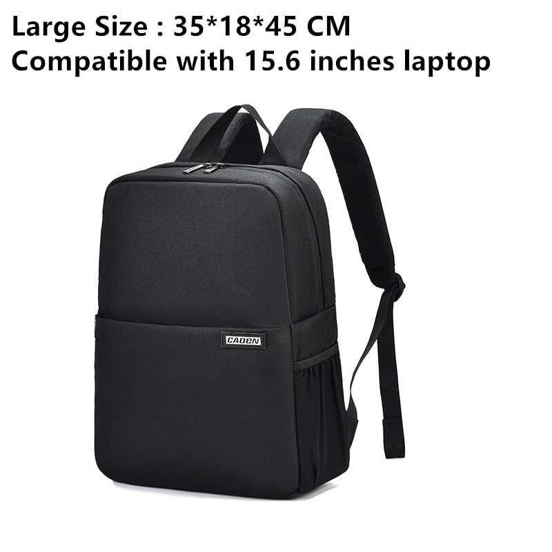 CADeN DSLR Camera Backpacks Professional Wear-resistant Large Bags For Canon Nikon Sony Cameras Lens Laptop Outdoor Travel Bags.