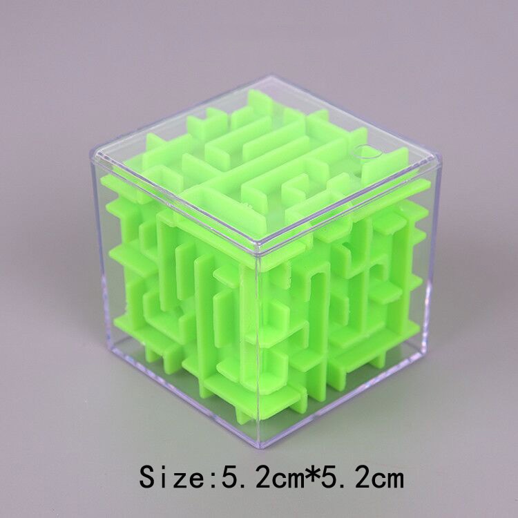 TOBEFU 3D Maze Magic Cube Transparent Six-sided Puzzle Speed Cube Rolling Ball Game Cubos Maze Toys for Children Educational.