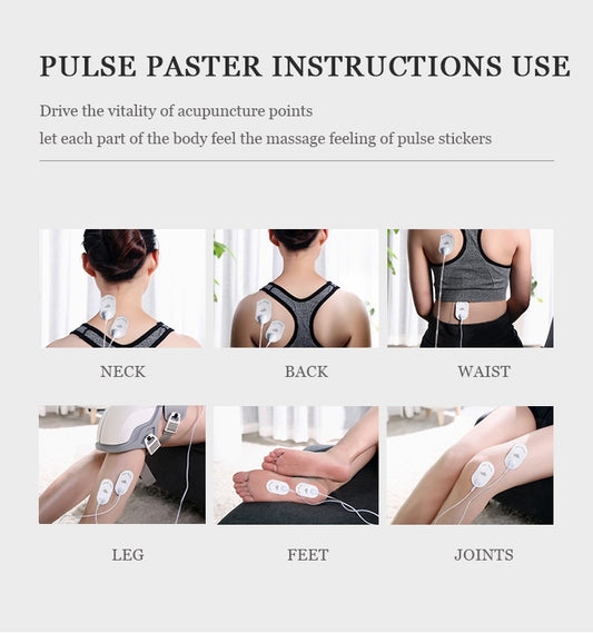 Knee Massage Multifunctional Laser Hyperthermia Electric Knee Massager Shock Pulse Joint Physiotherapy Device Leg Massage.