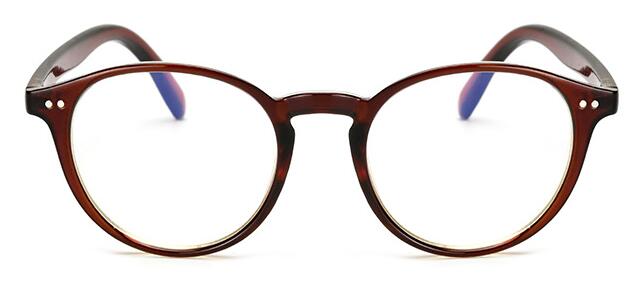 2021 Round Anti Blue Glasses Frame Men Radiation Computer Glasses Anti Blue Light Blocking Clear Eye Glasses Frame For Women