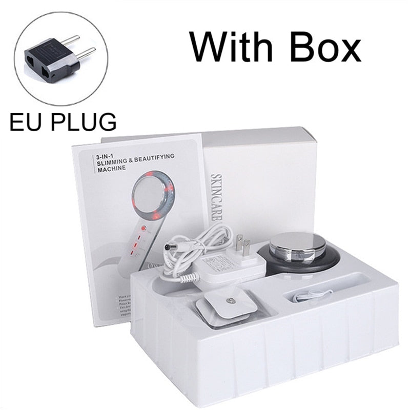 Infrared Ultrasonic EMS Body Slimming Massager Weight Loss Fat Burner Galvanic Therapy Ultrasound Cavitation Beauty Machine.