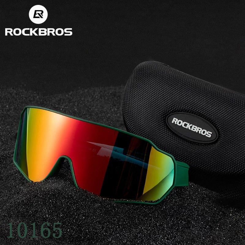 ROCKBROS Polarized Cycling Glasses Clear Bike Glasses Eyewear UV400 Outdoor Sport Sunglasses Men Women Cycling Sunglasses.