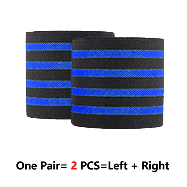 ROEGADYN Professional Weightlifting 2m Elastic Knee Wrap Fitness Knee Support Brace Heavy Weight Squat Training Knee Brace