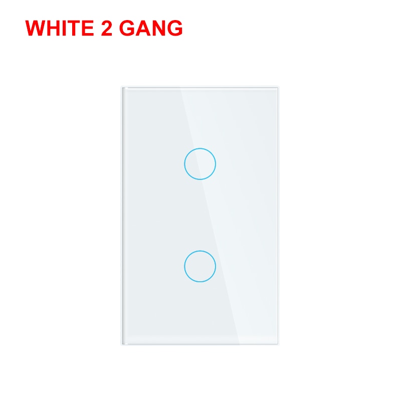Smart Wifi Touch Switch No Neutral Wire Required Smart Home 1/2/3 Gang Light Switch 220V Support Alexa Tuya App 433RF Remote.