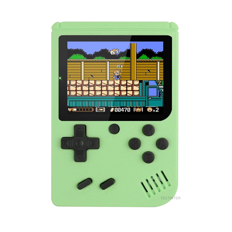 Retro Portable Mini Handheld Video Game Console 8-Bit 3.0 Inch Color LCD Kids Color Game Player Built-in 400 games.