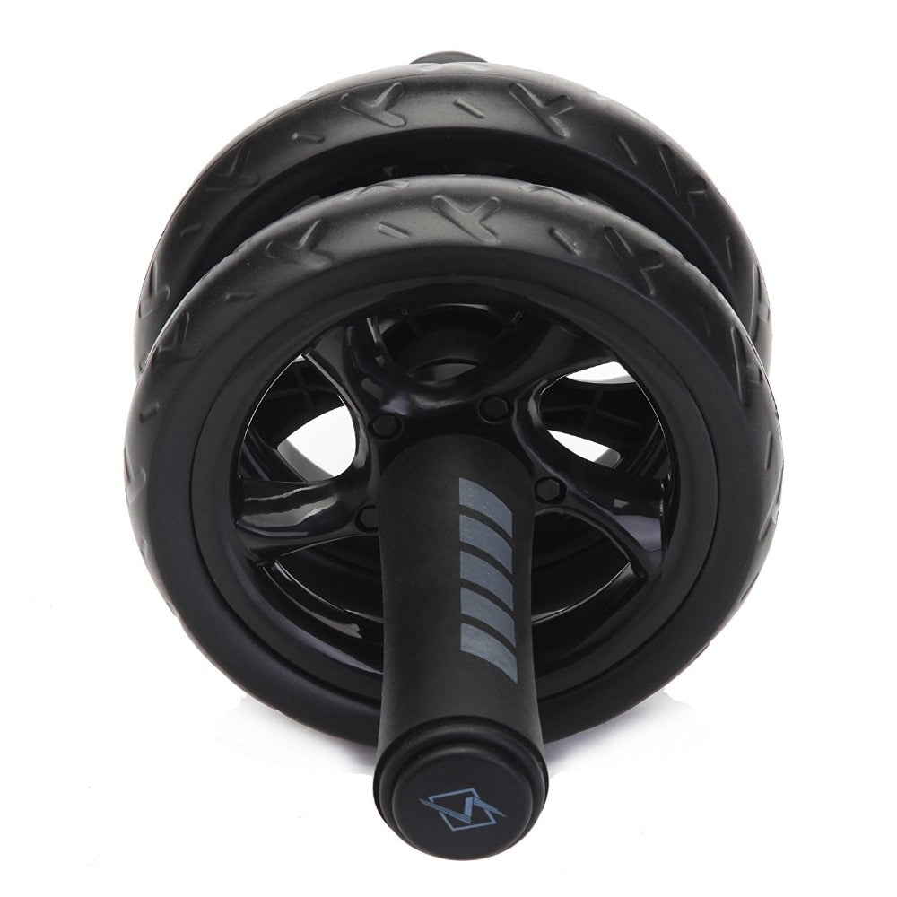 New Keep Fit Wheels No Noise Abdominal Wheel Ab Roller With Mat For Exercise Fitness Equipment