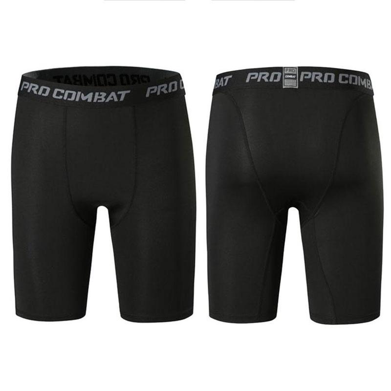 Men Sports Leggings Fitness Elastic Compression Tights Quick Drying Running Training Fitness Stretch Pants